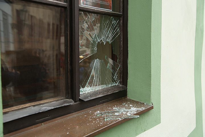 A2B Glass are able to board up broken windows while they are being repaired in Wetherby.